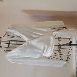 Abercrombie & Fitch cream blouse size M